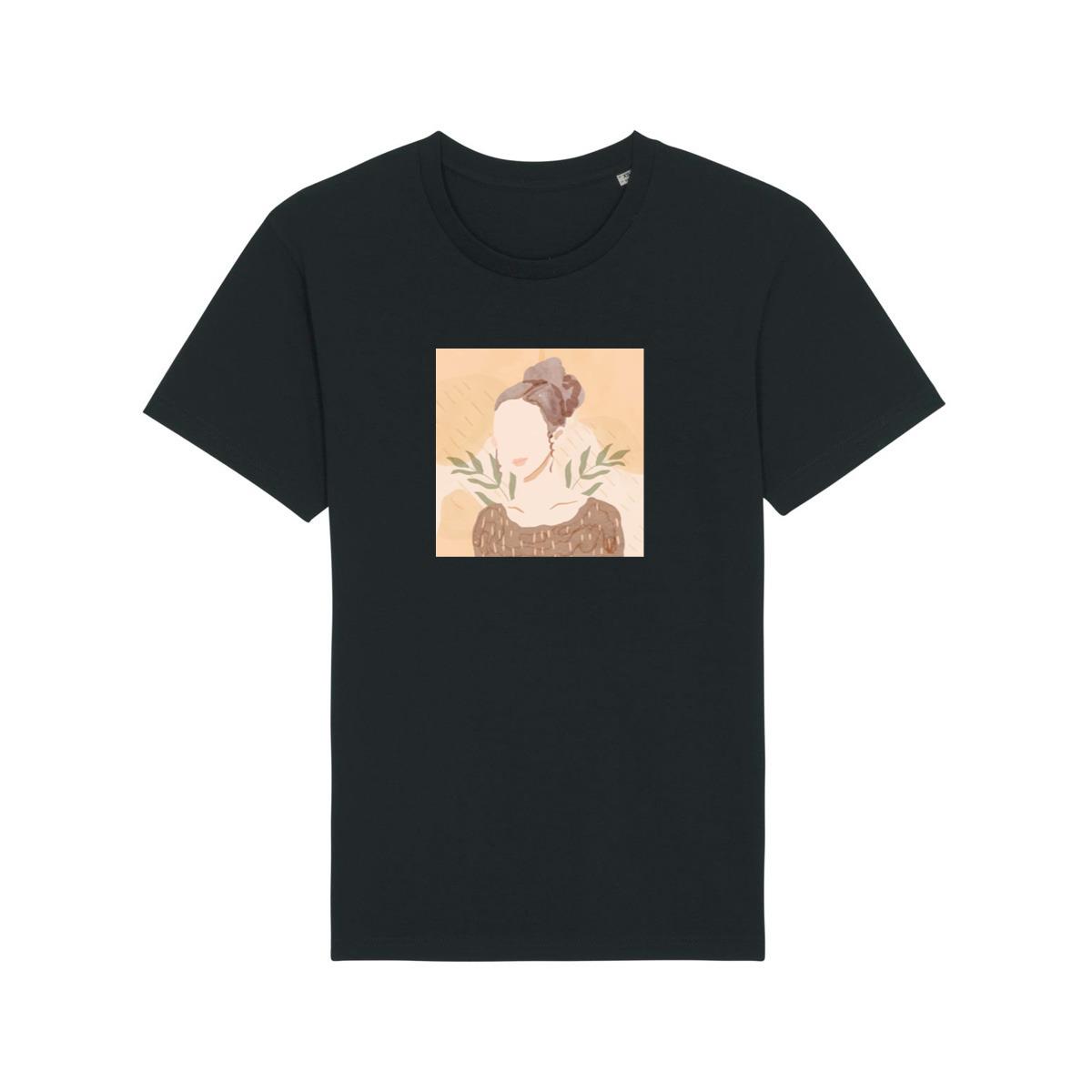 Watercolor Woman with Foliage T-Shirts