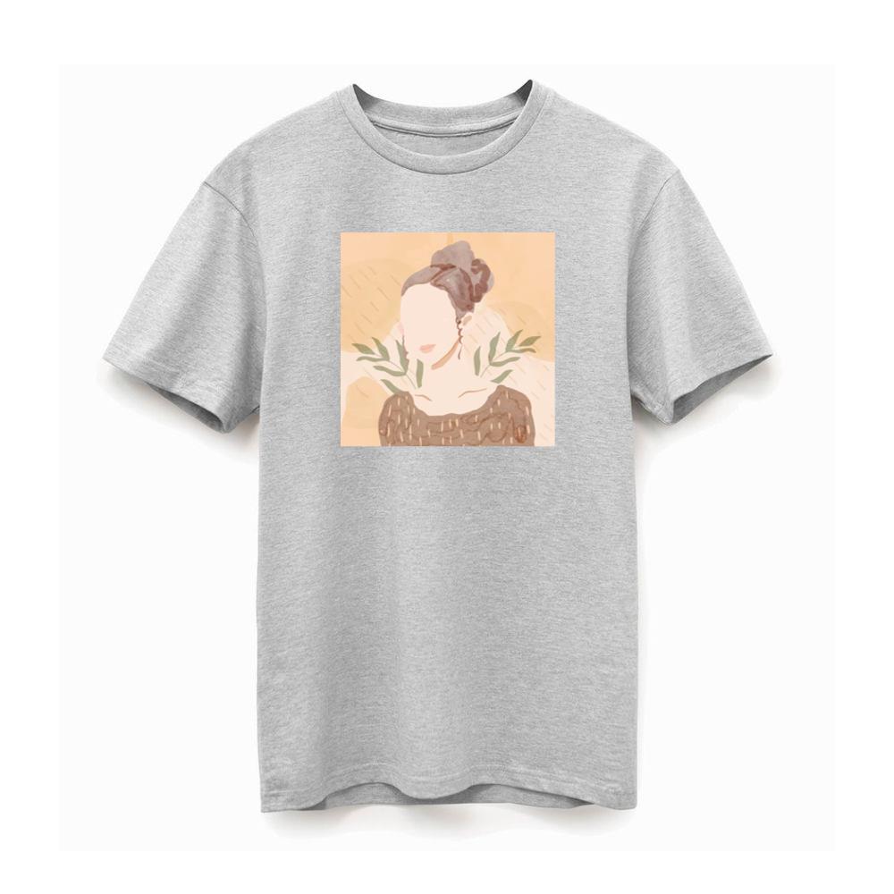 Watercolor Woman with Foliage TShirts Pagetees