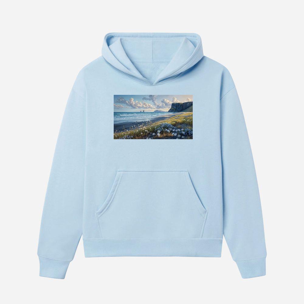 Waves, Clouds, and a Field of Flower Hoodies