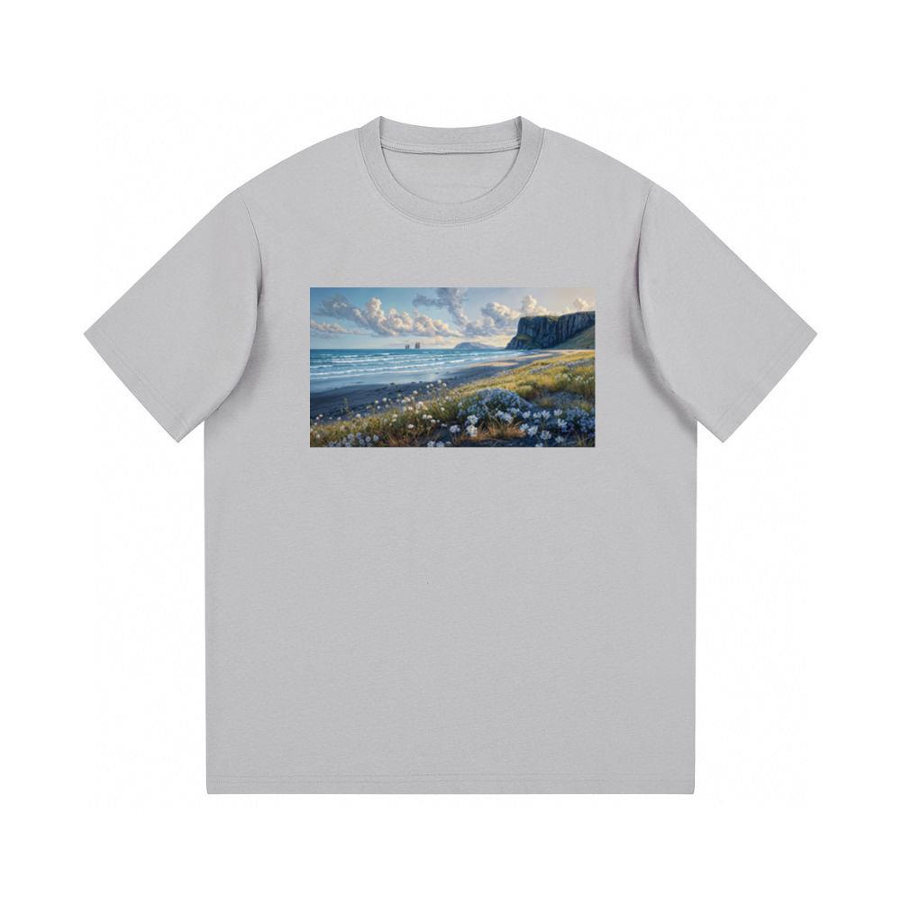 Waves Clouds and a Field of Flower TShirts Kulottee