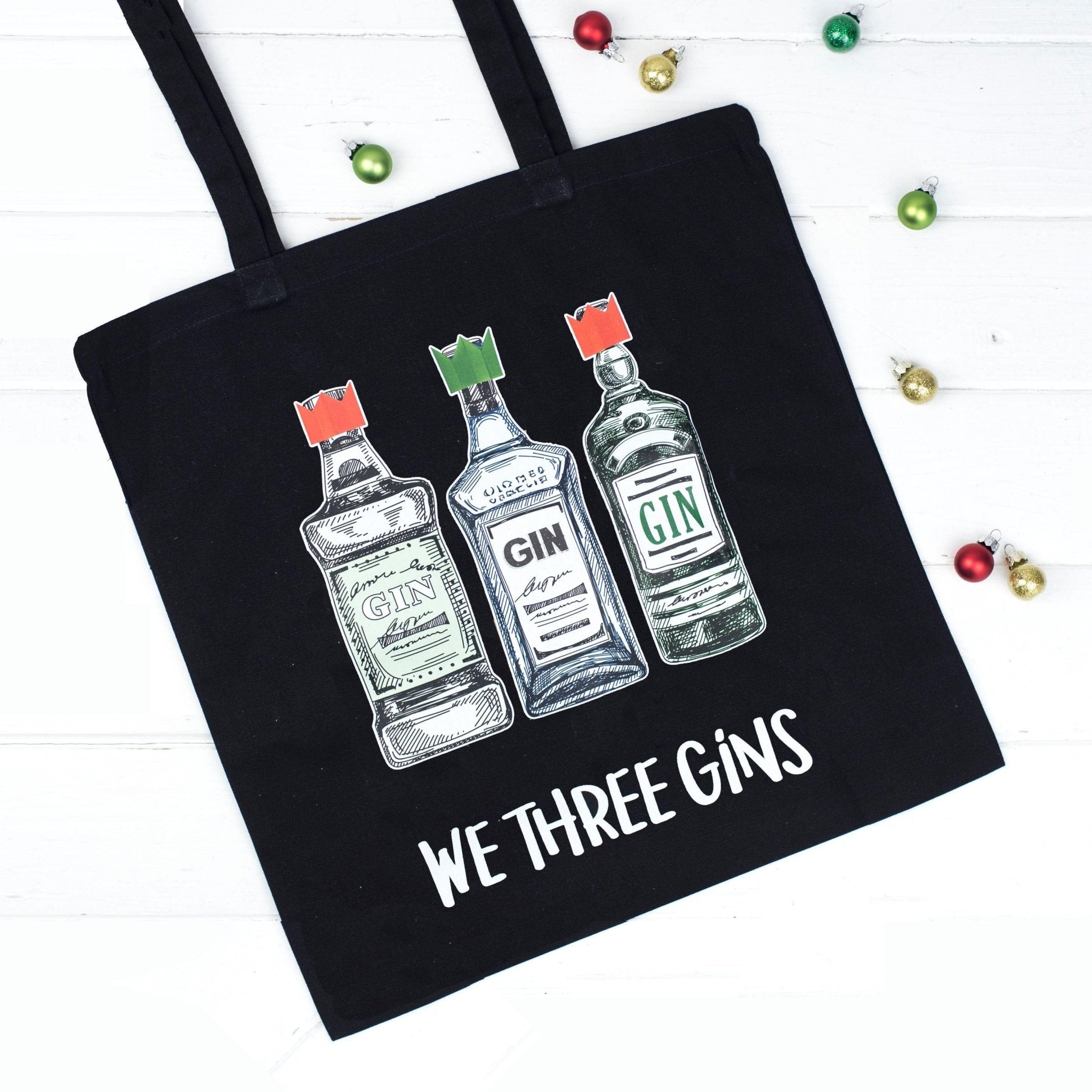We Three Gins' Christmas Tote Bag