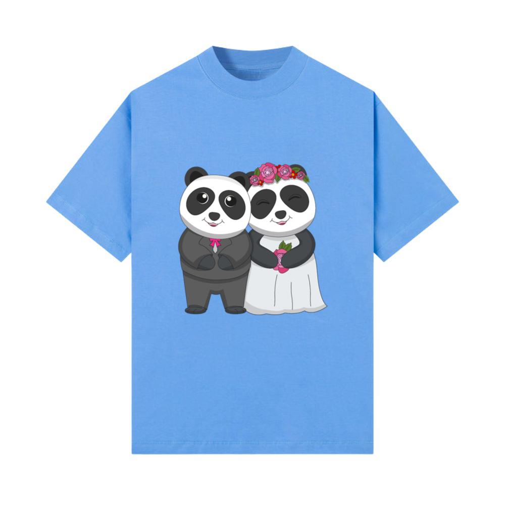Wedding Day Panda Bear Zookeeper Wildlife Animal T-Shirt