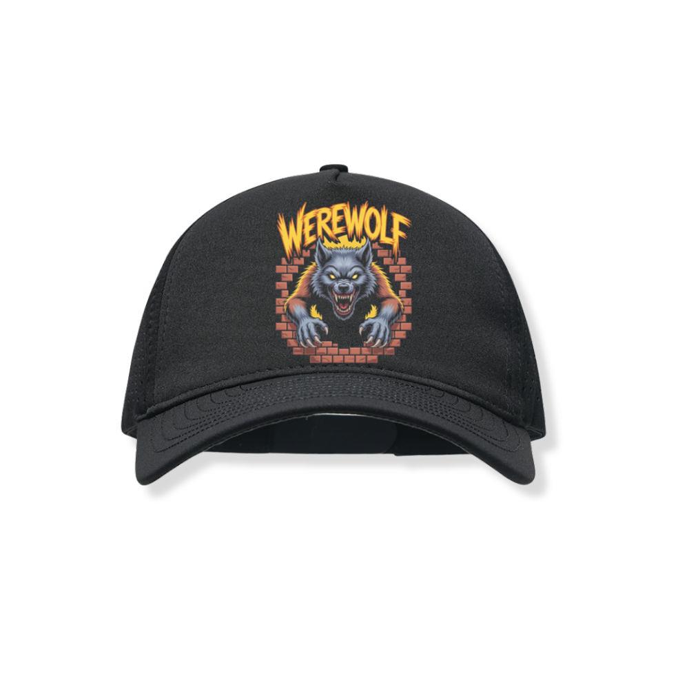 Werewolf Monster Vintage Horror Design Black Hat