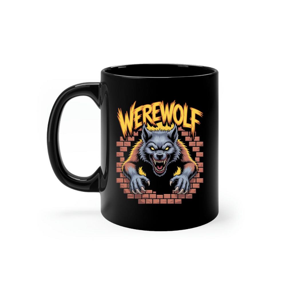 Werewolf Monster Vintage Horror Design Mug