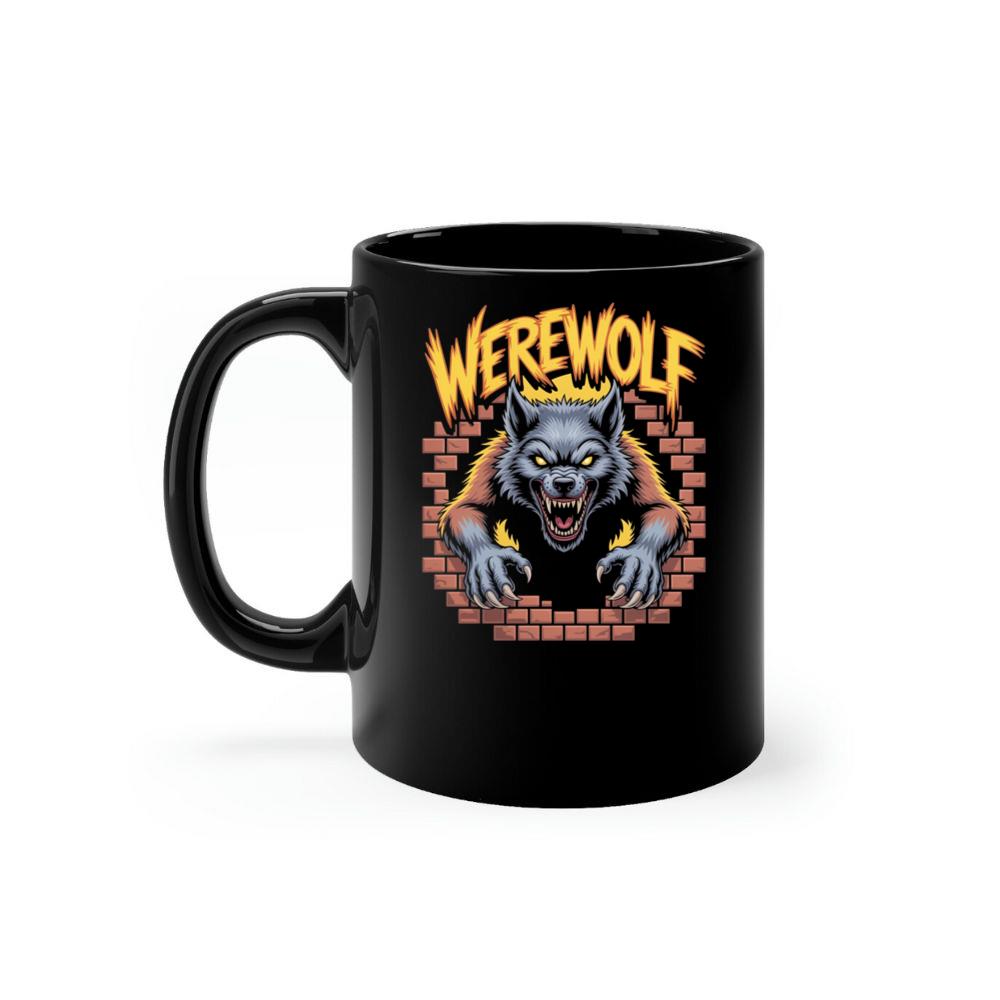 Werewolf Monster Vintage Horror Design Mug