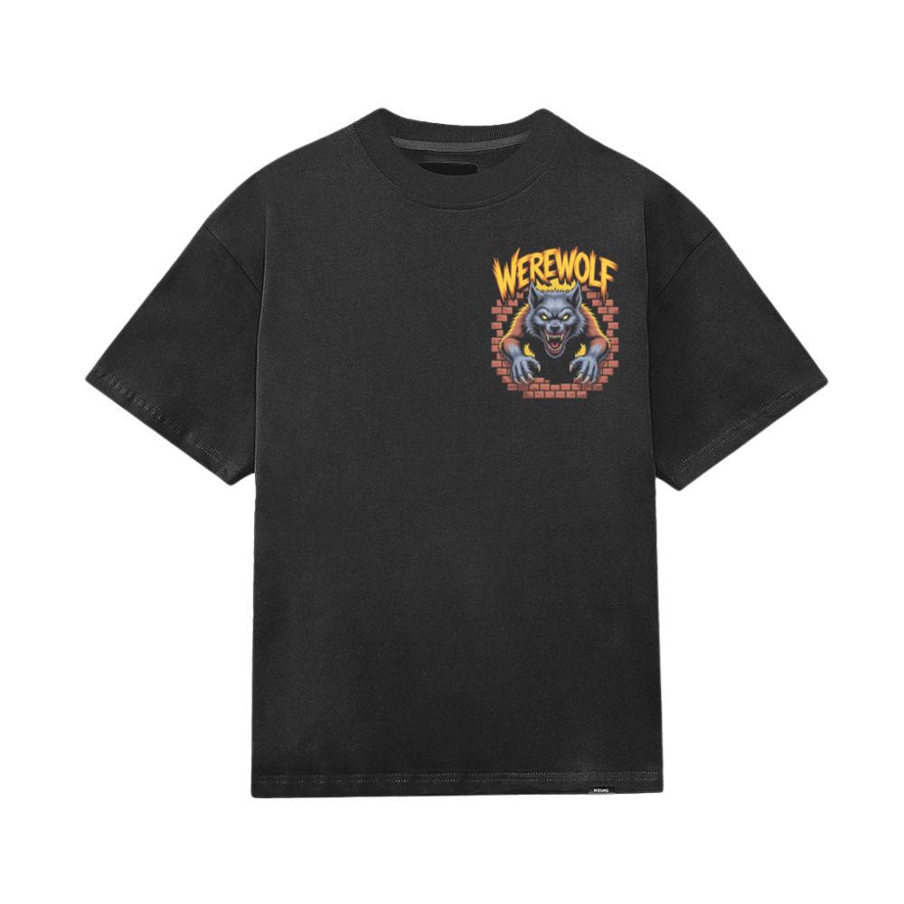 Werewolf Monster Vintage Horror Design T-Shirt - Image 3