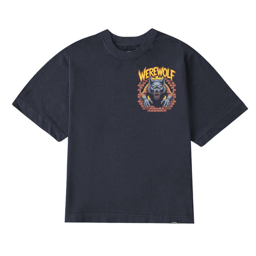 Werewolf Monster Vintage Horror Design T-Shirt - Image 4