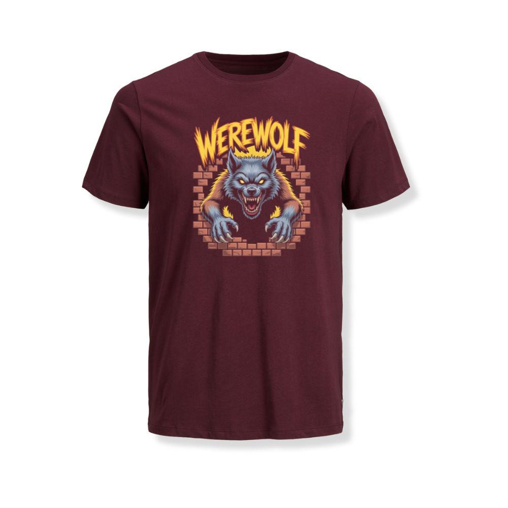 Werewolf Monster Vintage Horror Design T-Shirt - Image 3