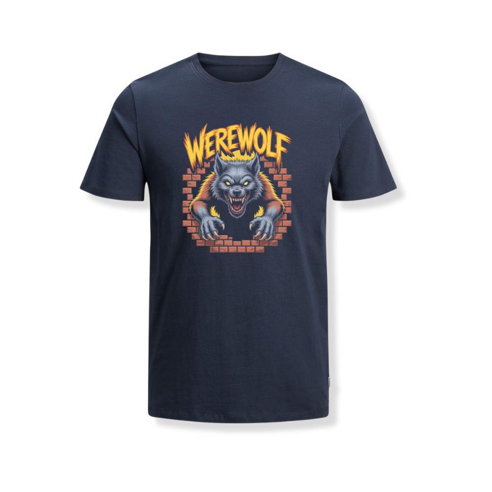 Werewolf Monster Vintage Horror Design T-Shirt - Image 2