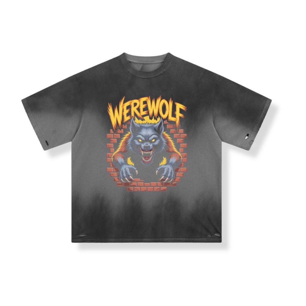 Werewolf Monster Vintage Horror Design T-Shirt