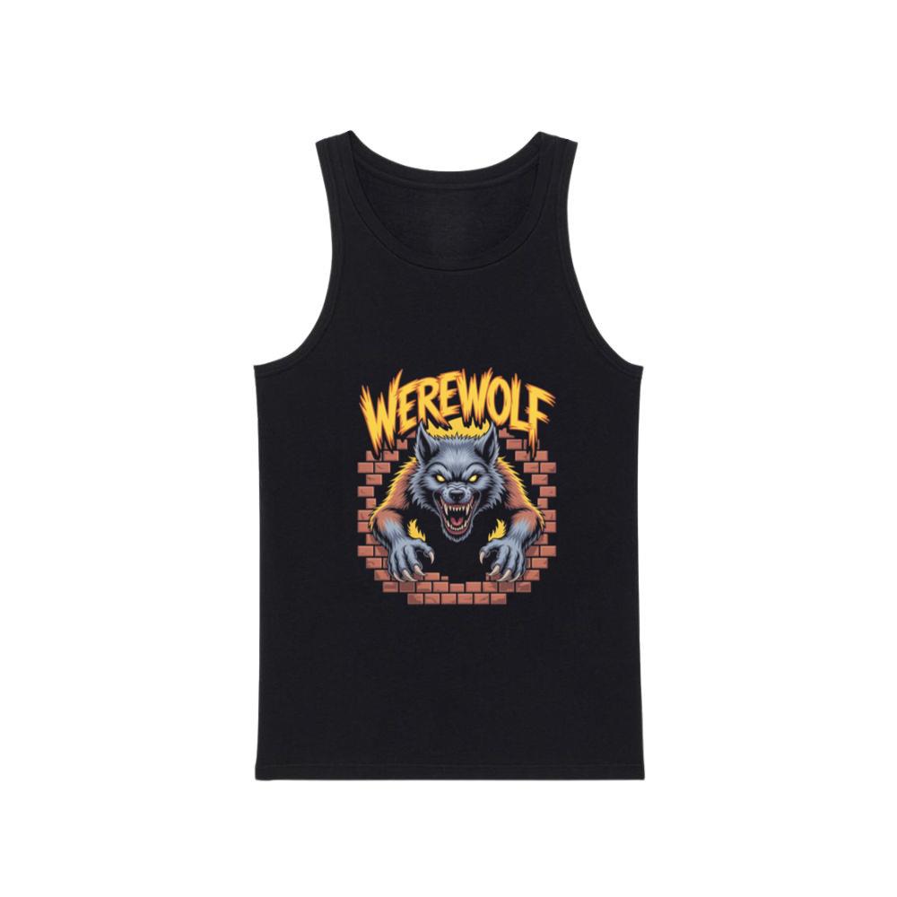 Werewolf Monster Vintage Horror Design Tank Top