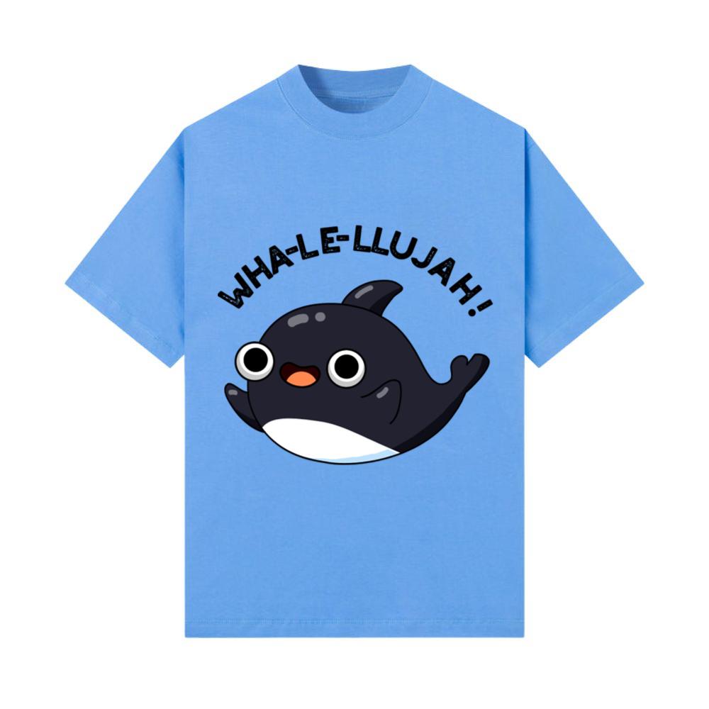 Wha Le Llujah Funny Animal Whale T-Shirt