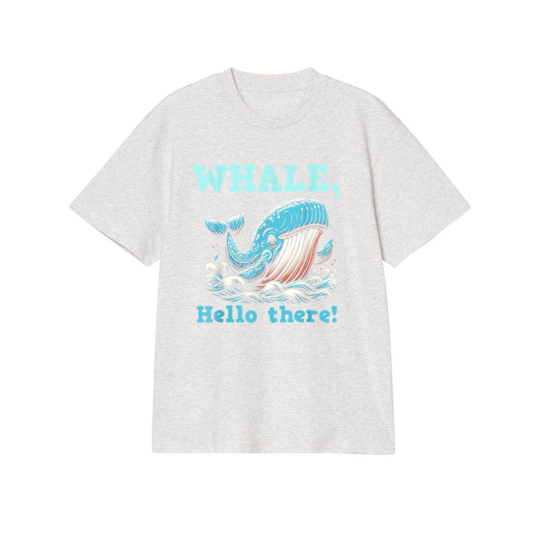 Whale Hello There – Cute & Funny Pun Ocean Animal Lover Gift T-Shirt