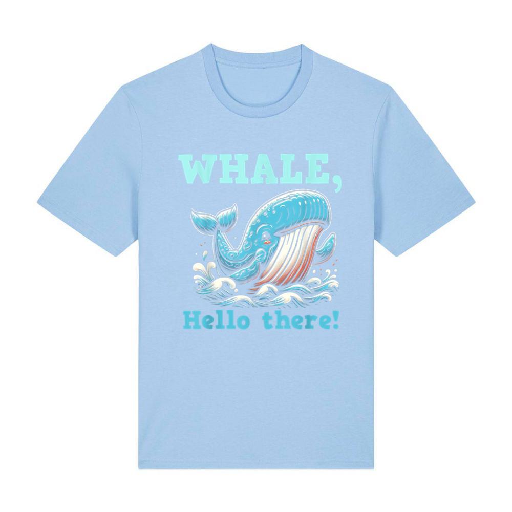 Whale Hello There – Cute & Funny Pun Ocean Animal Lover Gift T-Shirt