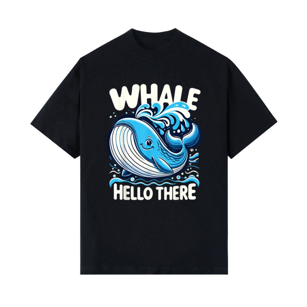 Whale Hello There Shirt Funny Whale Cute Blue Whale T-Shirt