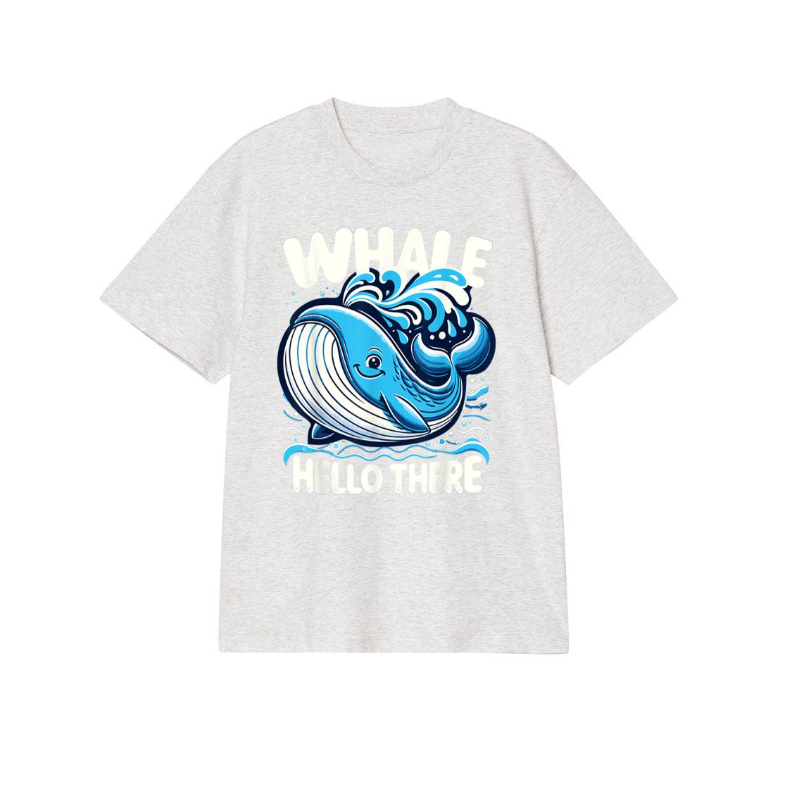 Whale Hello There Shirt Funny Whale Cute Blue Whale T-Shirt