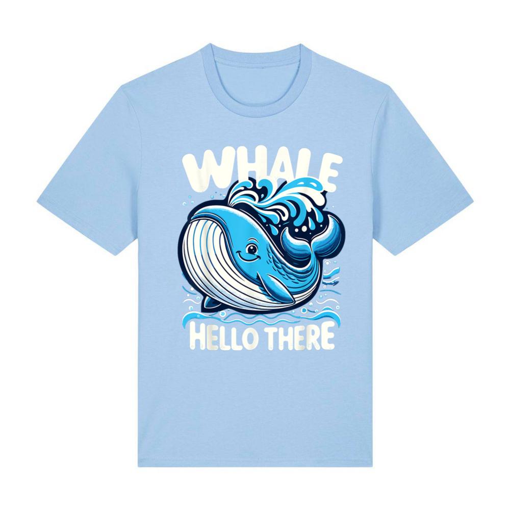 Whale Hello There Shirt Funny Whale Cute Blue Whale T-Shirt