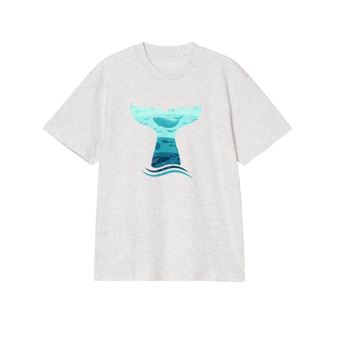 Whale Tail in Waves _ Orca Ocean T-Shirt