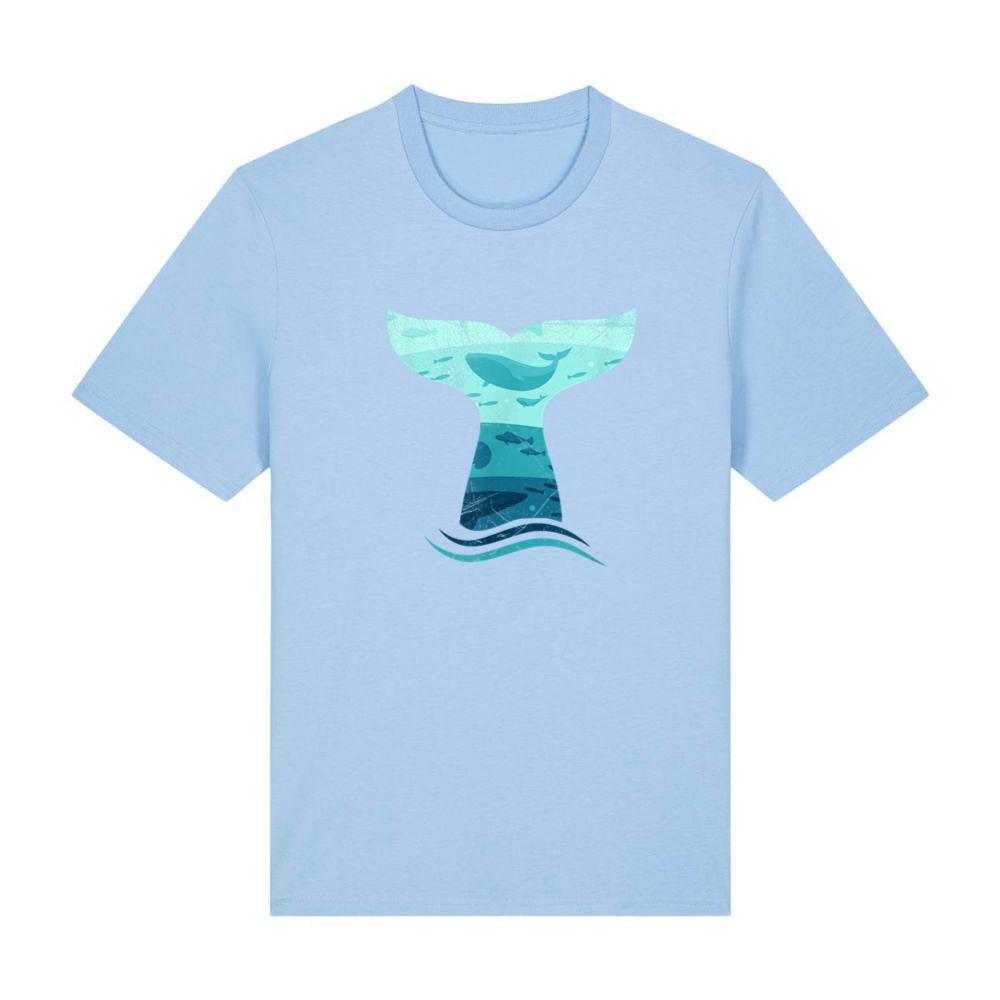 Whale Tail in Waves _ Orca Ocean T-Shirt