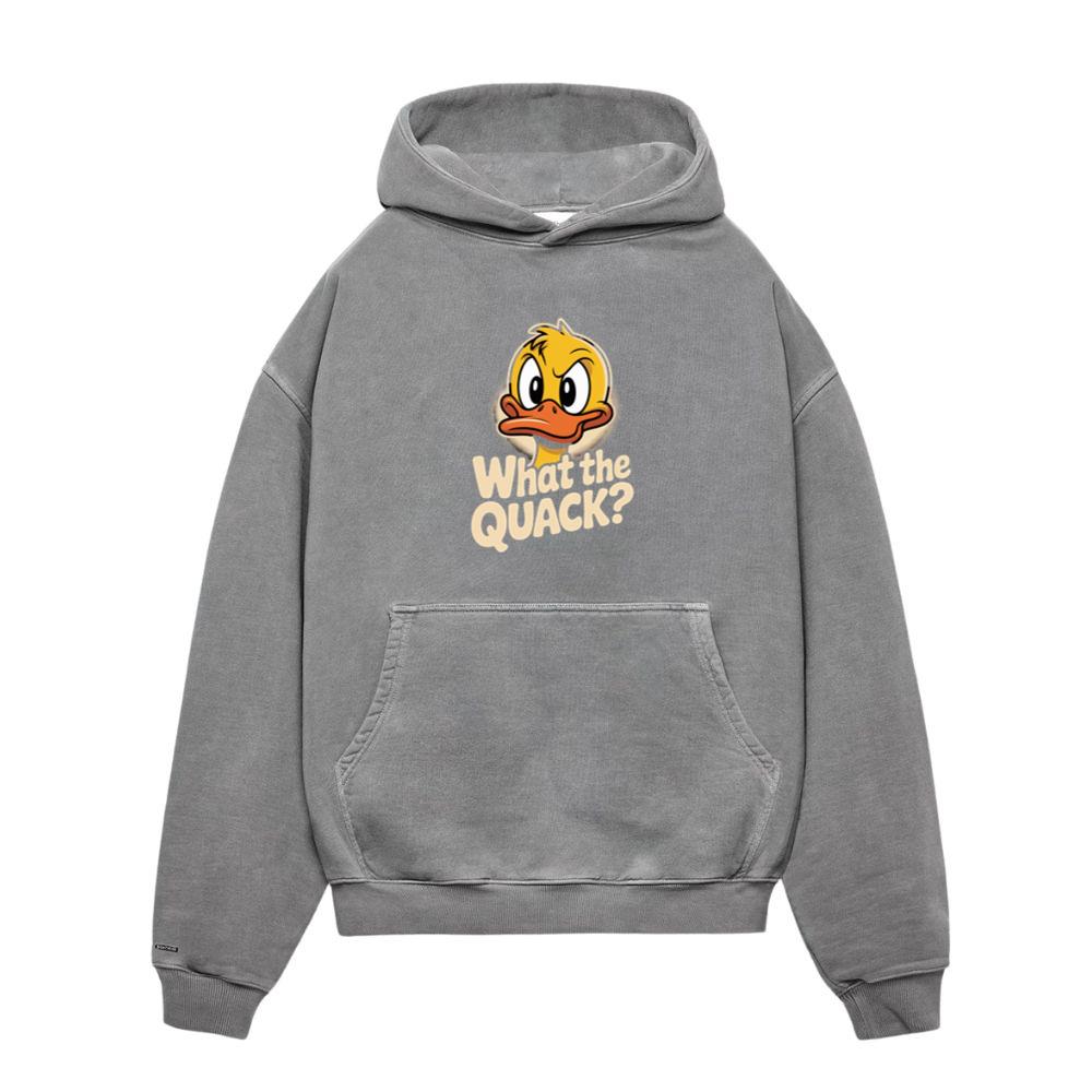 What The Quack Funny Duck Cartoon Retro Graphic