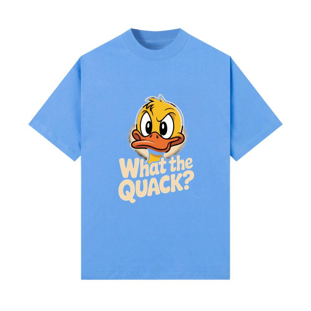 What The Quack Funny Duck Cartoon Retro Graphic T-Shirt