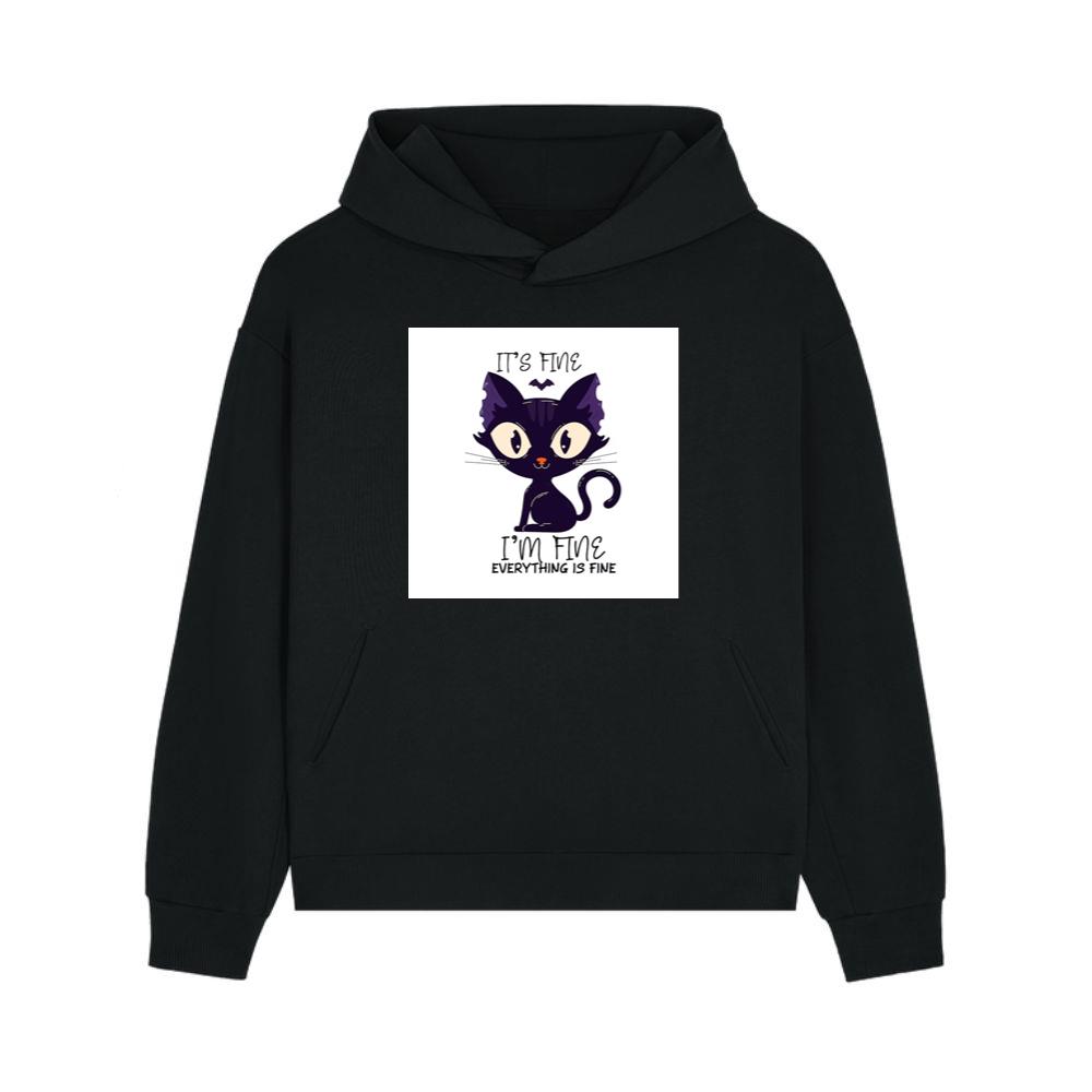 When a Black Cat Pretends Everything Is Perfectly Normal Hoodie
