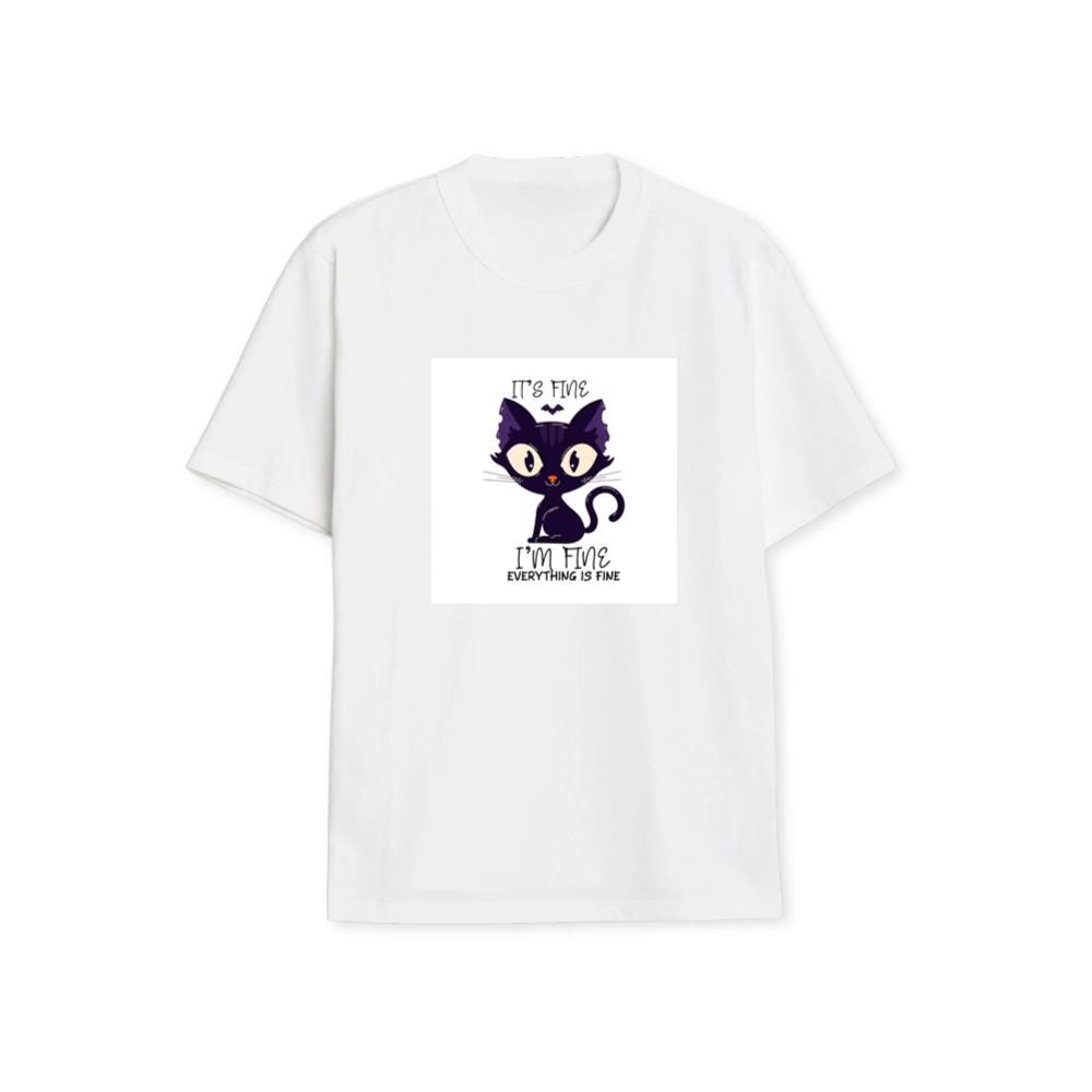 When a Black Cat Pretends Everything Is Perfectly Normal T-Shirts