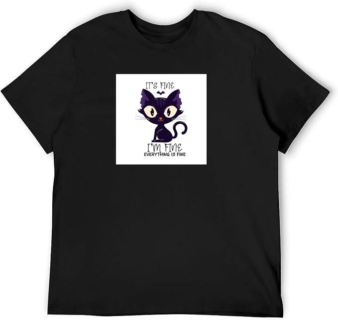 When a Black Cat Pretends Everything Is Perfectly Normal T-Shirts