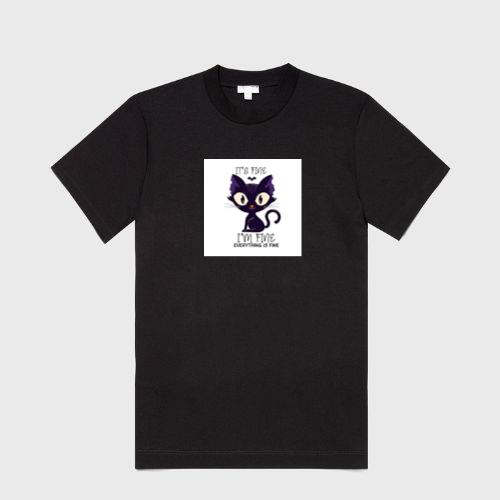 When a Black Cat Pretends Everything Is Perfectly Normal T-Shirts