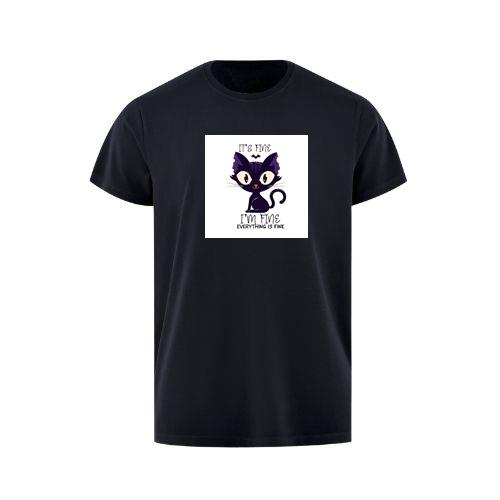When a Black Cat Pretends Everything Is Perfectly Normal T-Shirts