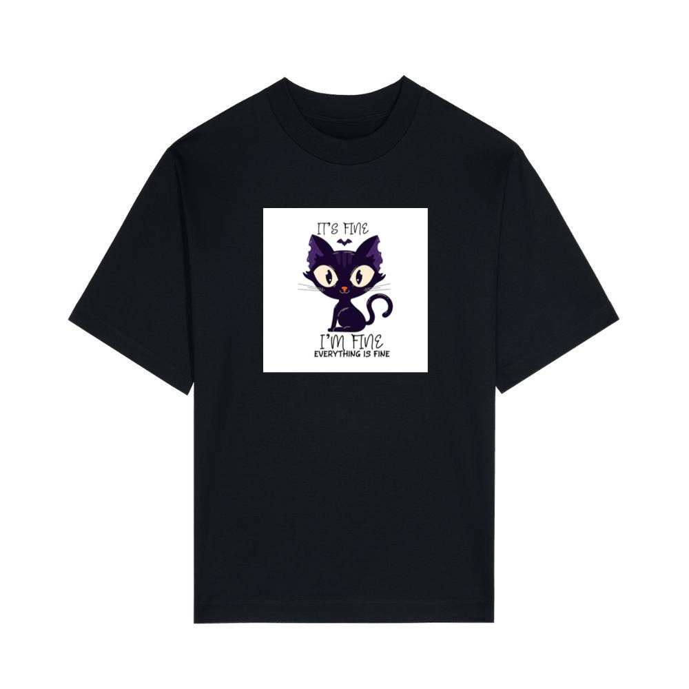 When a Black Cat Pretends Everything Is Perfectly Normal T-Shirts
