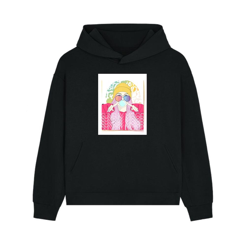 Where a Beanie-Bound Beauty, Blowing Bubbles and Bearing Bi-Chromatic Browsers Hoodie