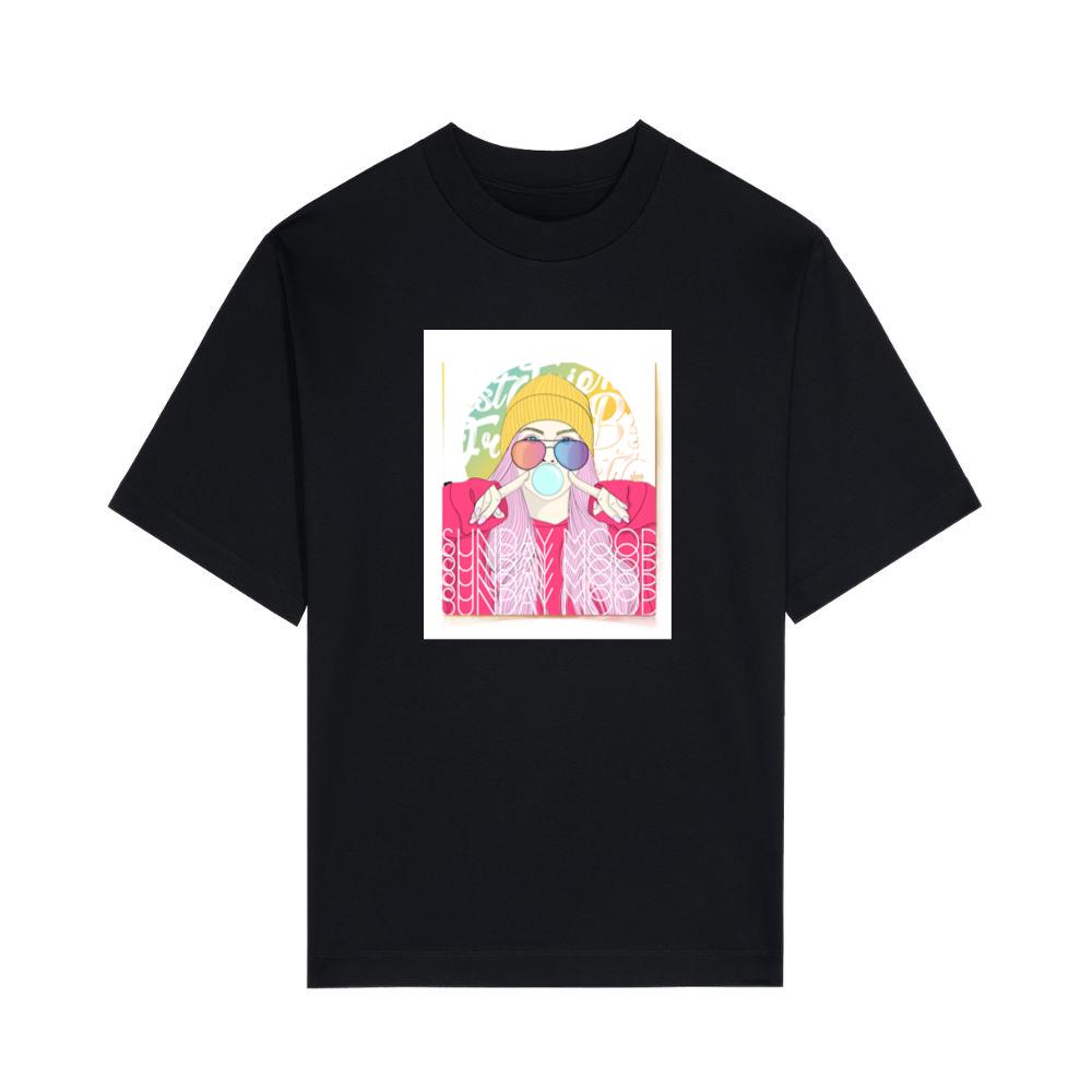 Where a Beanie-Bound Beauty, Blowing Bubbles and Bearing Bi-Chromatic Browsers T-Shirts