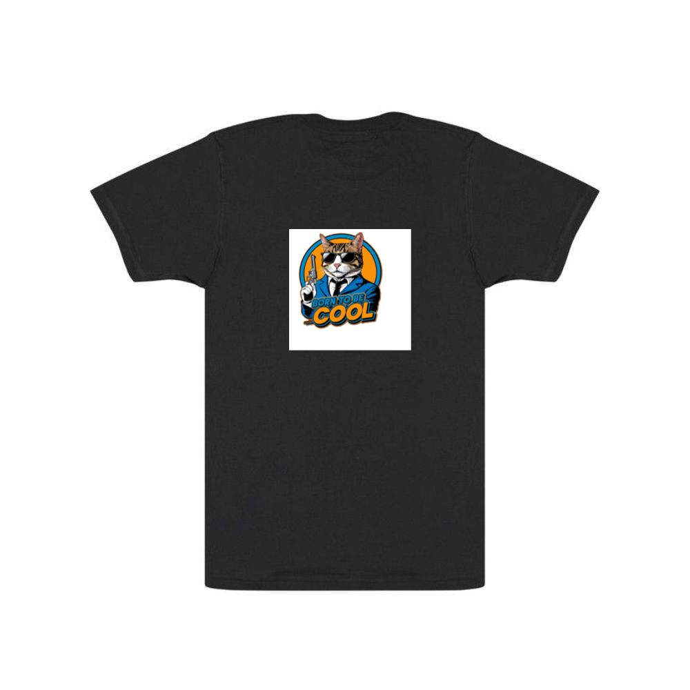 Where a Suave Tabby, Framed in Retro Rings and Bearing a Blaster T-Shirts