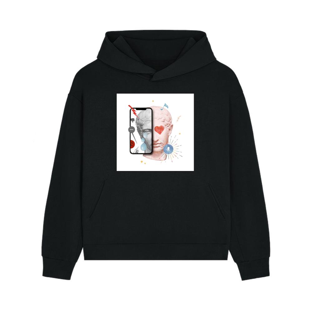 Where Digital Emotions Meet Classical Expression Hoodie