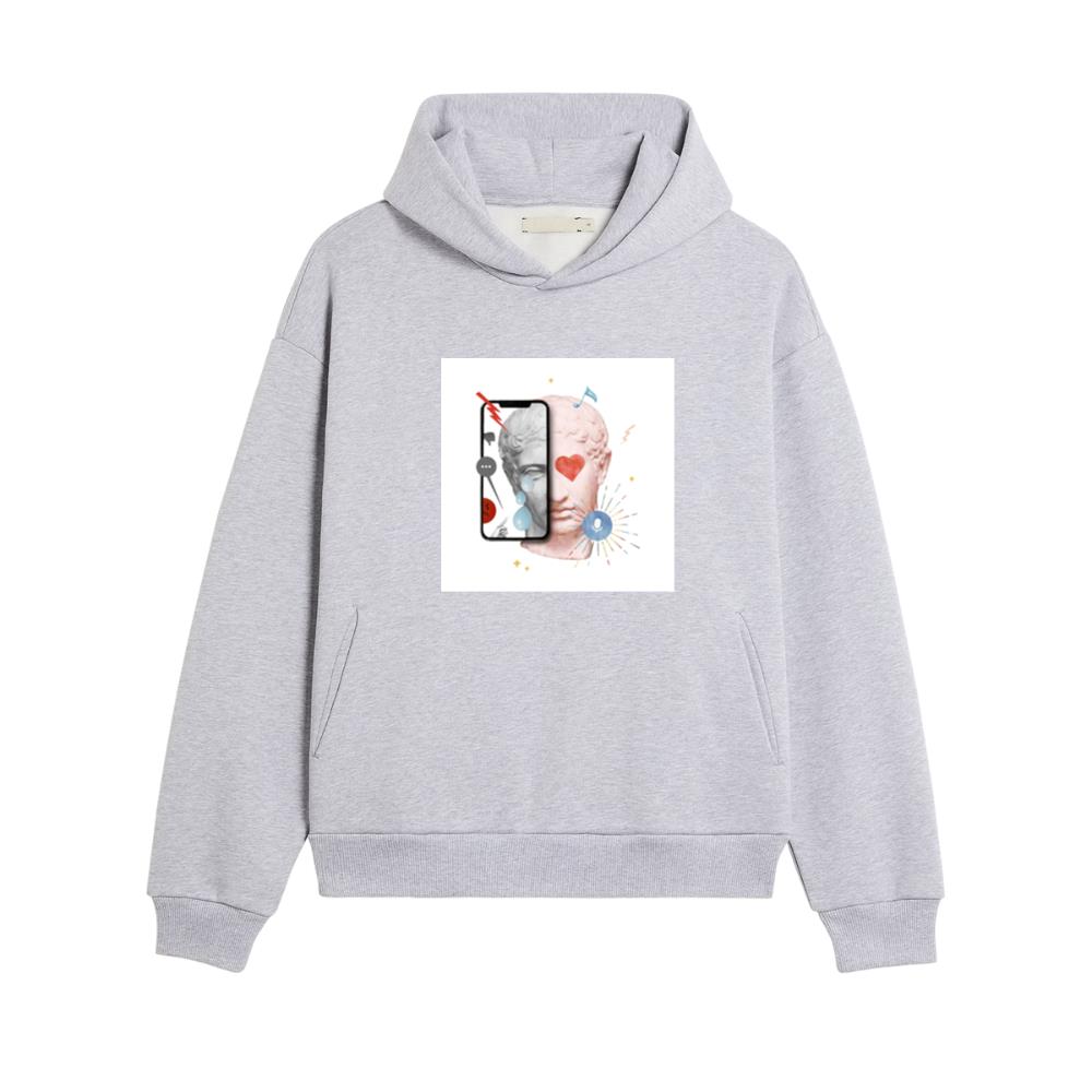 Where Digital Emotions Meet Classical Expression Hoodies