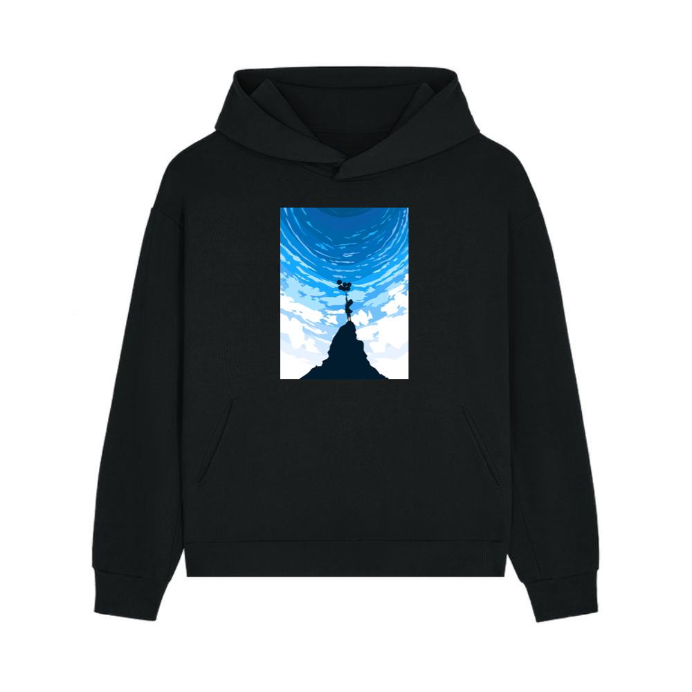 Where Dreams Take Flight on a Mountain's Edge Hoodie