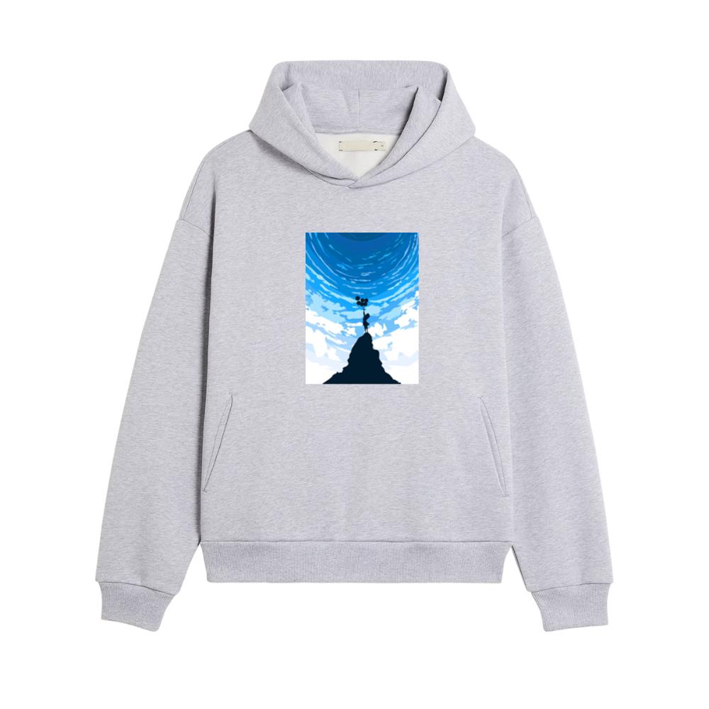 Where Dreams Take Flight on a Mountain's Edge Hoodies