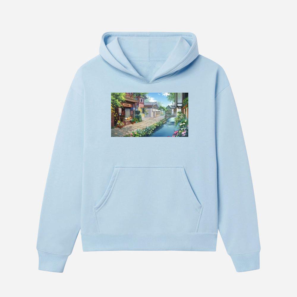 Where Flowers Meet Water Hoodies