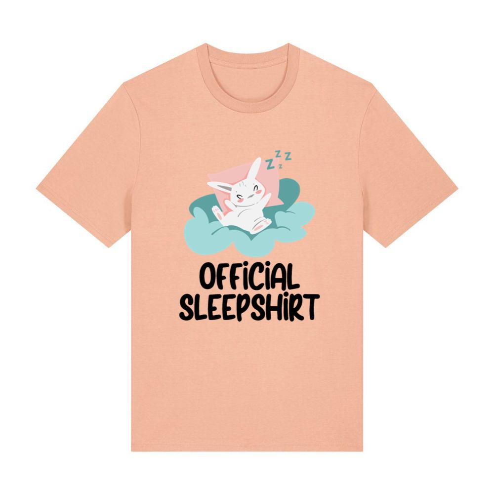 White Cat on Cushion Official Sleep Shirt T-Shirts