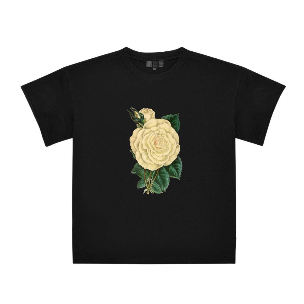 White Rose with Bud T-Shirts