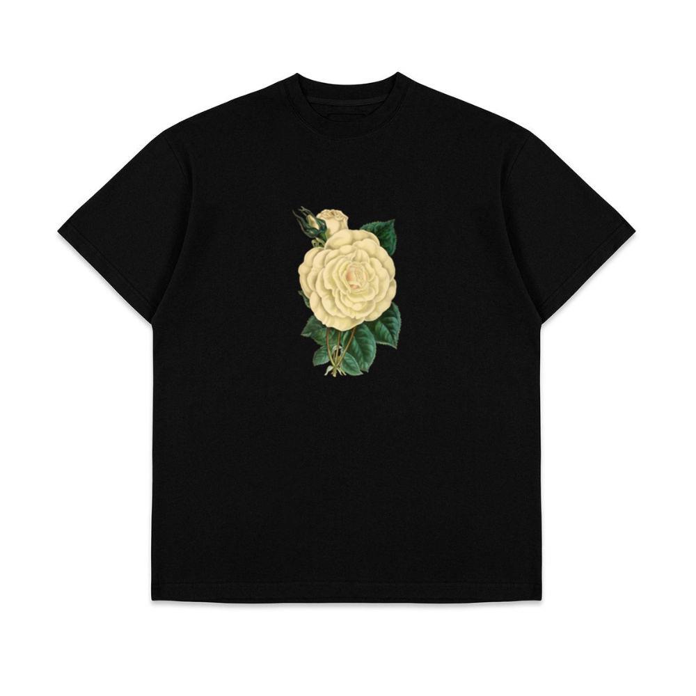 White Rose with Bud T-Shirts