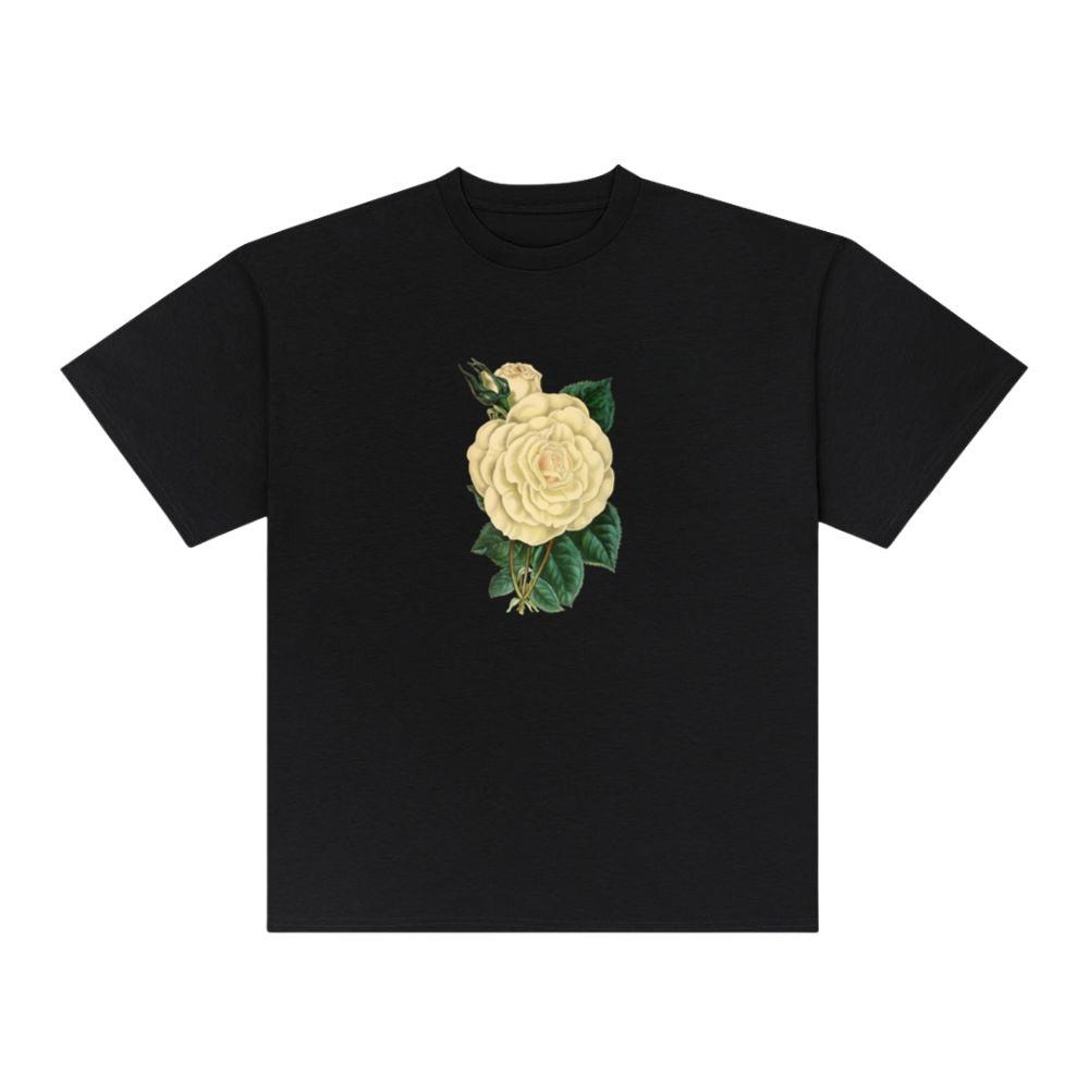 White Rose with Bud T-Shirts