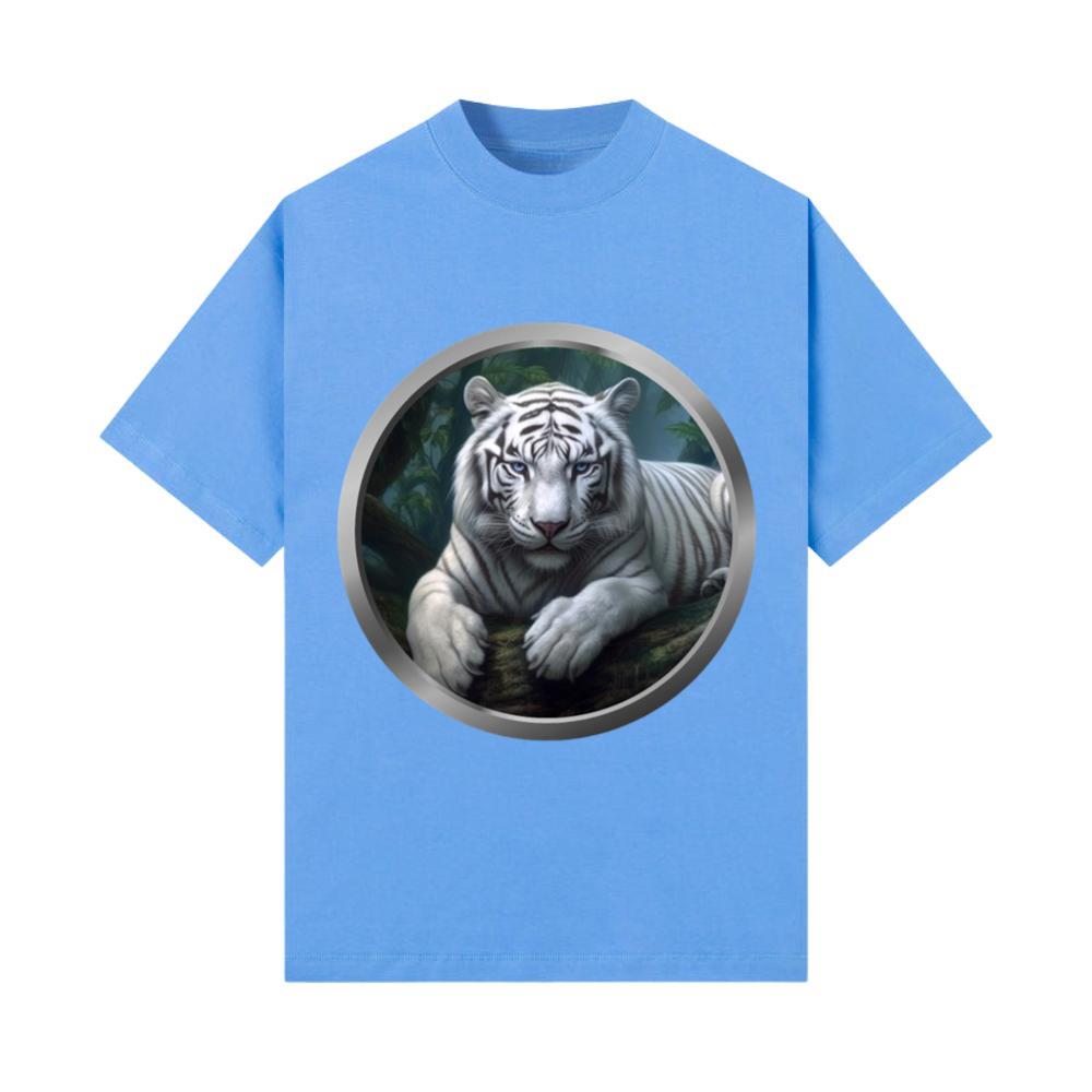 White Tiger Animal T-Shirt