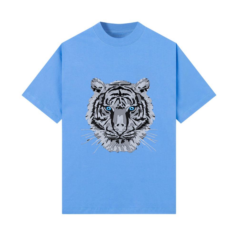 White Tiger Easy Animal Print T-Shirt