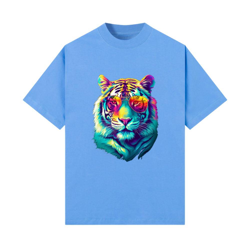 White Tiger Sunglasses Colorful Art Animal Tiger_2 T-Shirt