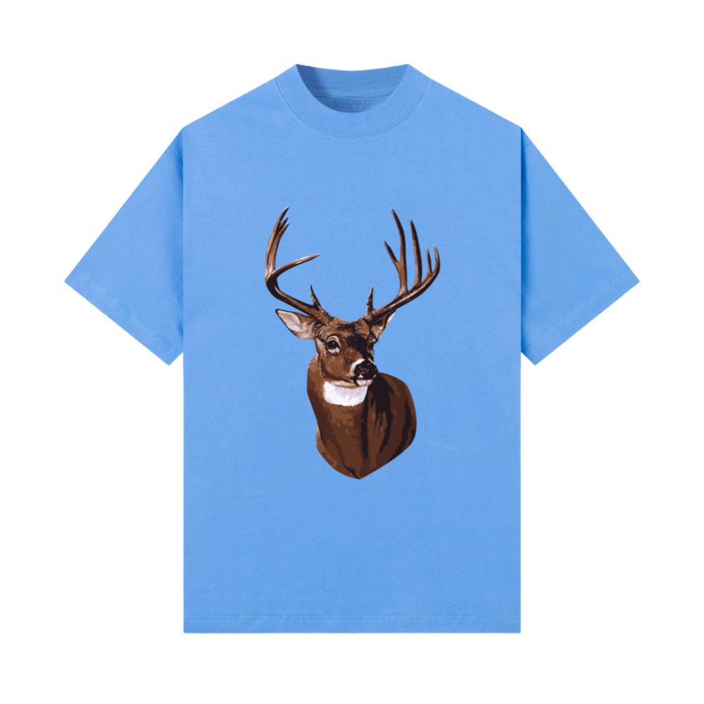 Whitetail Deer Portrait Antlers Wildlife Gift Anim T-Shirt