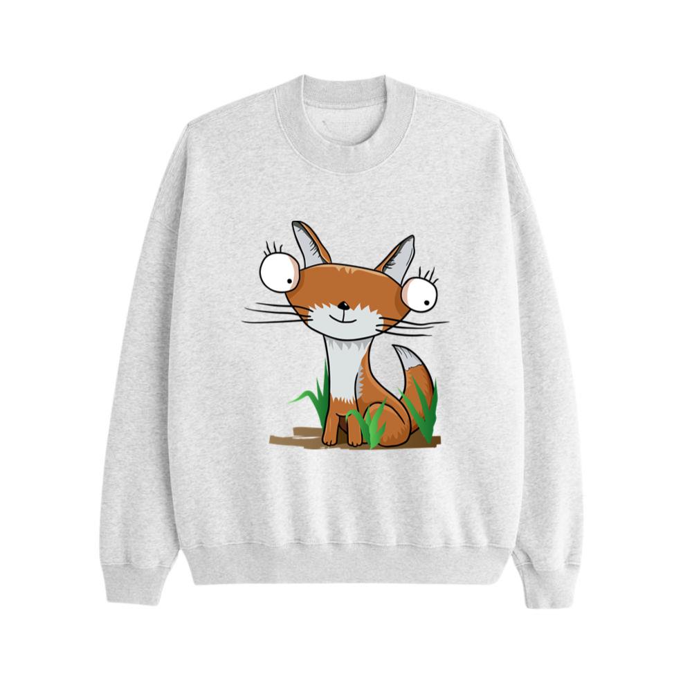 Wide-Eyed Fox in Grass Sweatsrhits