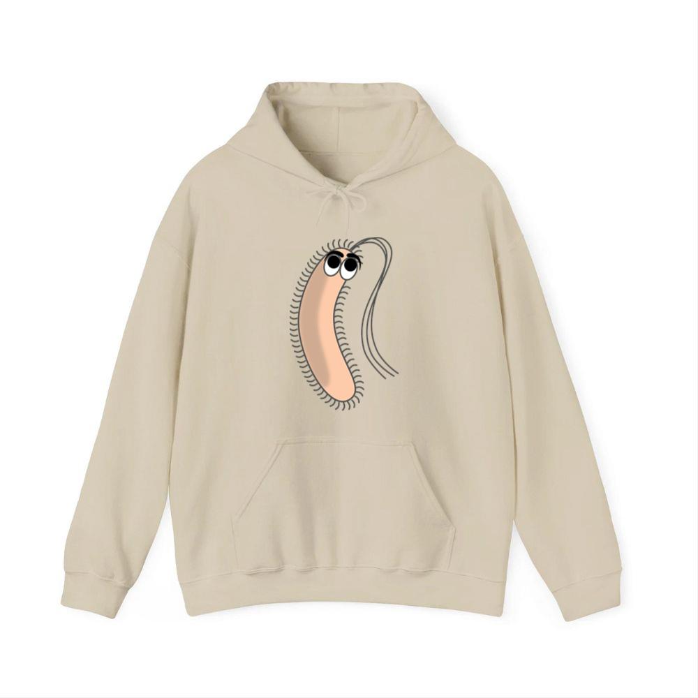 Wiggly Eyed Cartoon Bacteria Hoodies