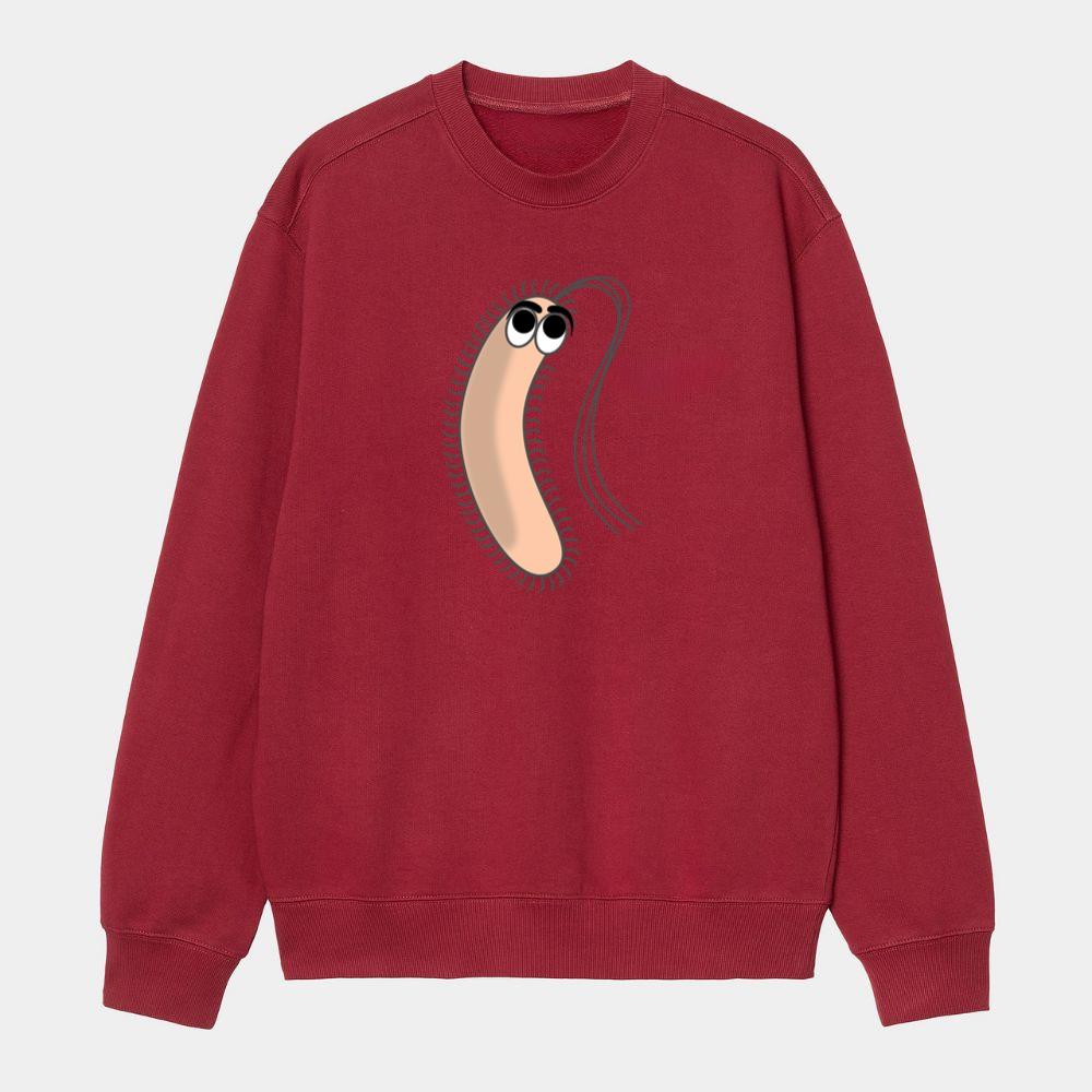 Wiggly Eyed Cartoon Bacteria Sweatshirt
